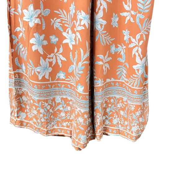 AaKaa Floral Wide Leg Palazzo Pants Size S - Picture 6 of 10